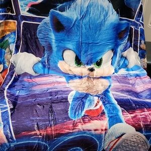 Sonic The Hedgehog Fleece Blanket